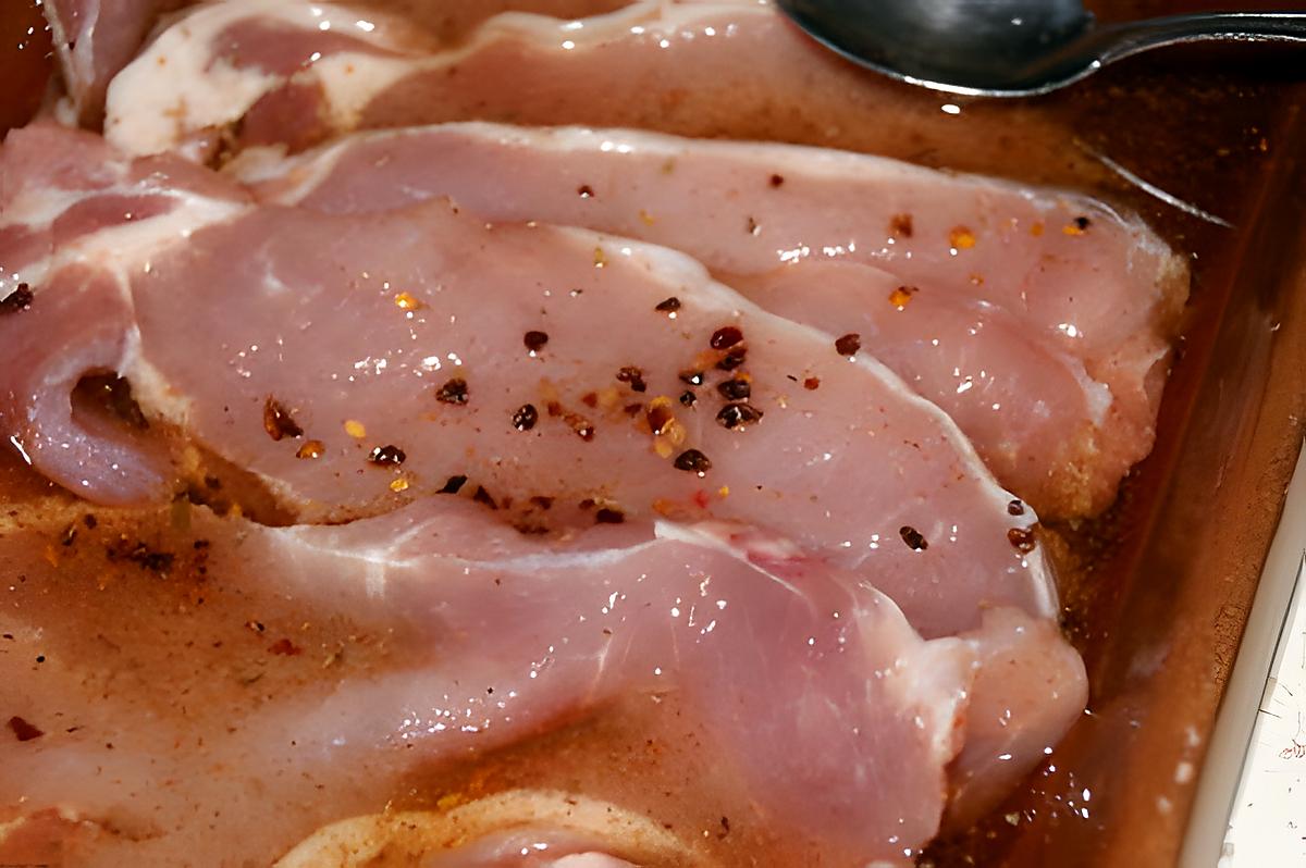 recette Marinade de filet de porc pour plancha