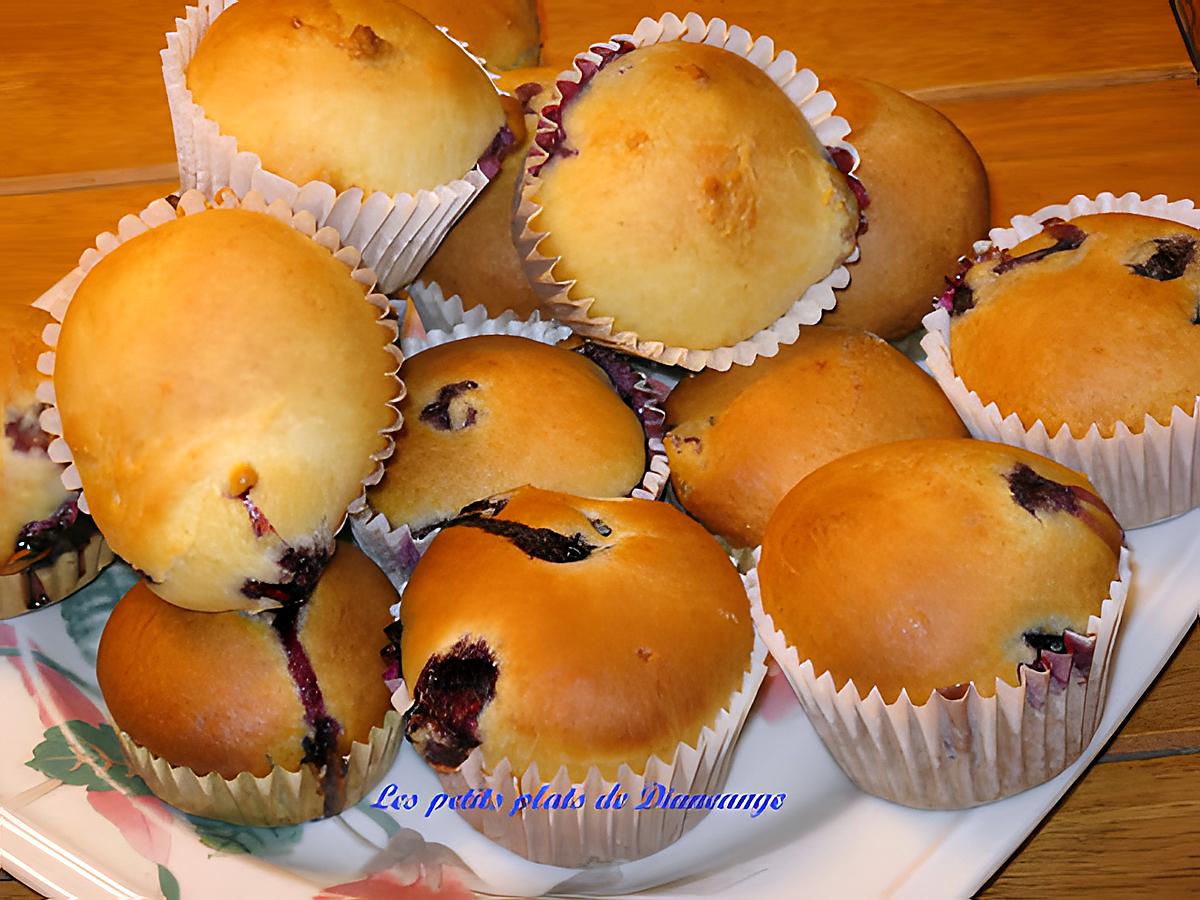 recette Muffins aux bleuets 2