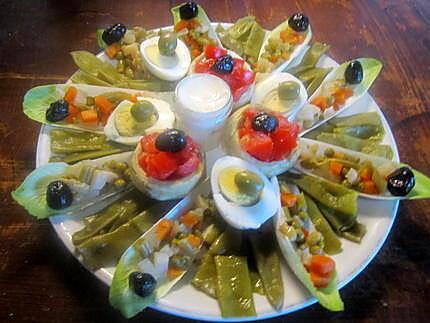 recette Plateau  de crudités .2.