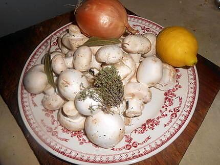 recette Champignons a la grecque