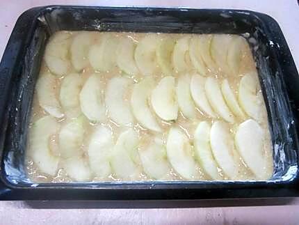 recette Gâteau au vin blanc et  pommes.