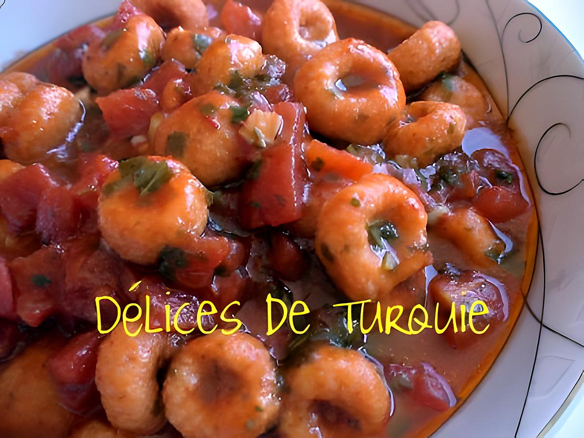 recette Köfte de boulgour à la sauce tomates