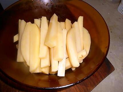 recette Poulet  fermier roti pommes pont neuf