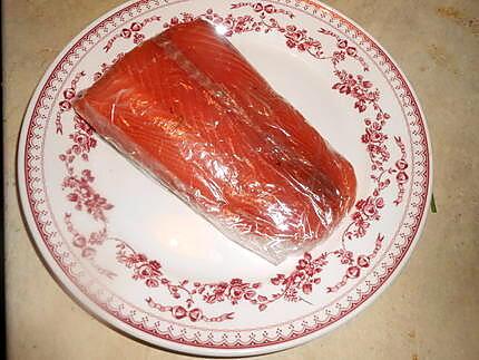recette Gravlax ou saumon mariné a l aneth