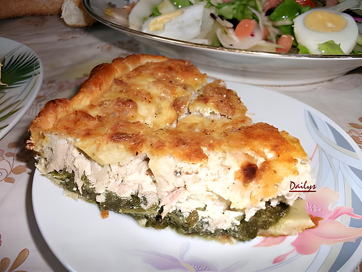 recette Tarte Thon Epinard