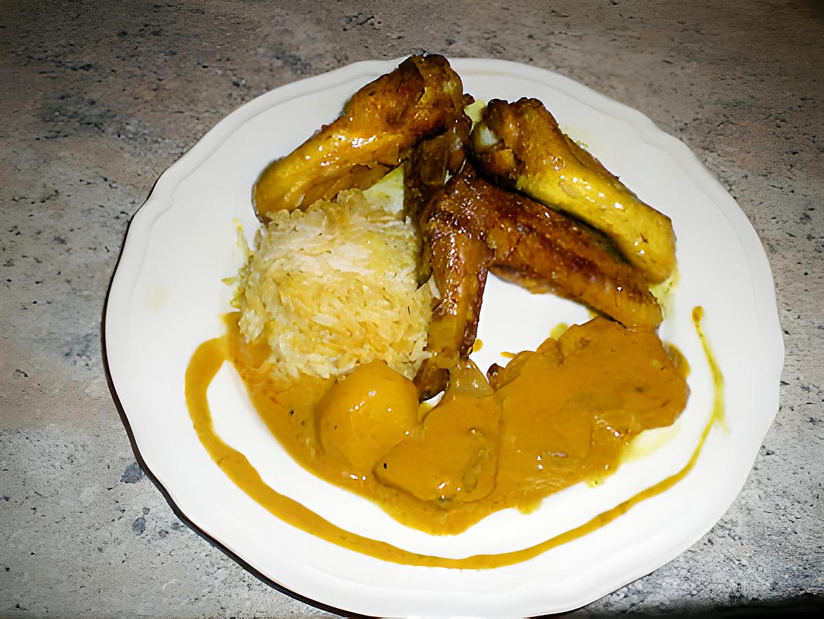 recette Poulet au curry