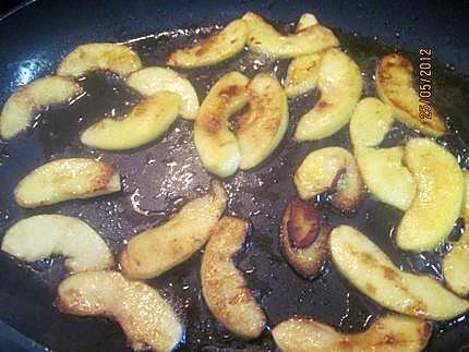 recette Flamusses aux pommes.