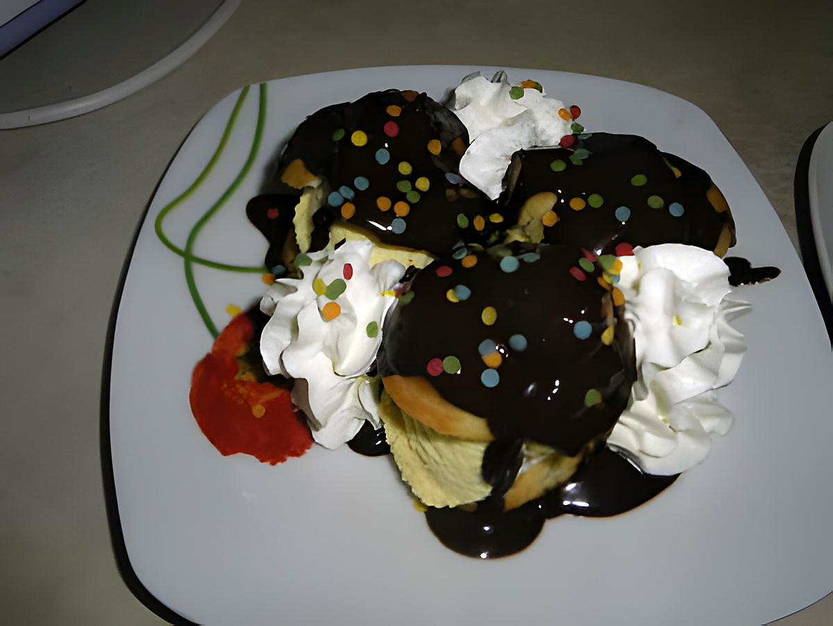 recette profiterole et glace vanille  tout maison