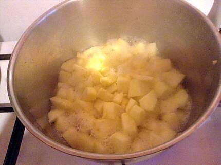 recette Verrine pommes caramélisé,spéculoos et fromage blanc