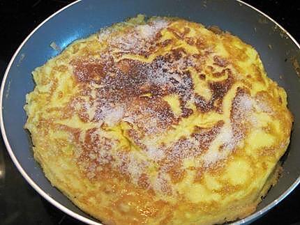 recette Omelette sucré aux abricots.