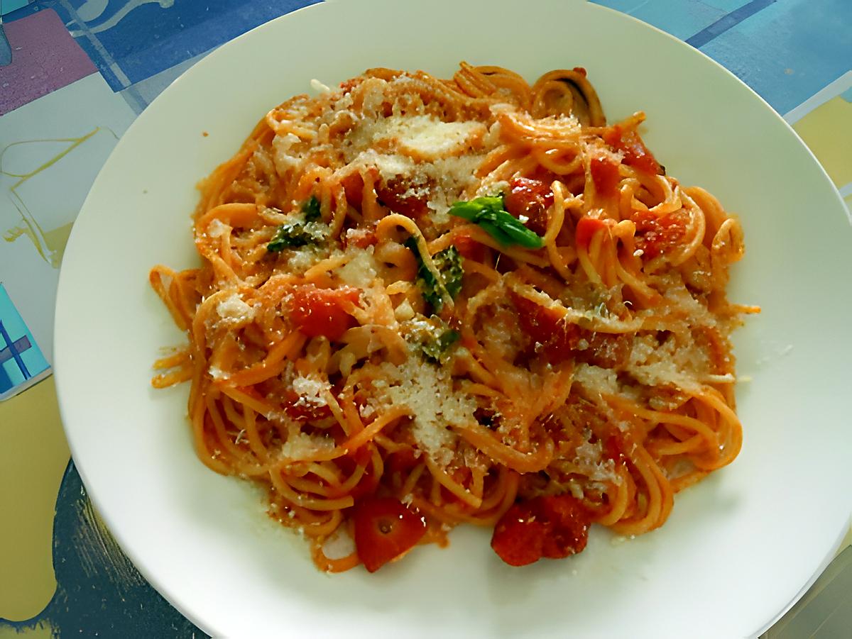 recette SPAGHETTI   ALLA  SCARPARA