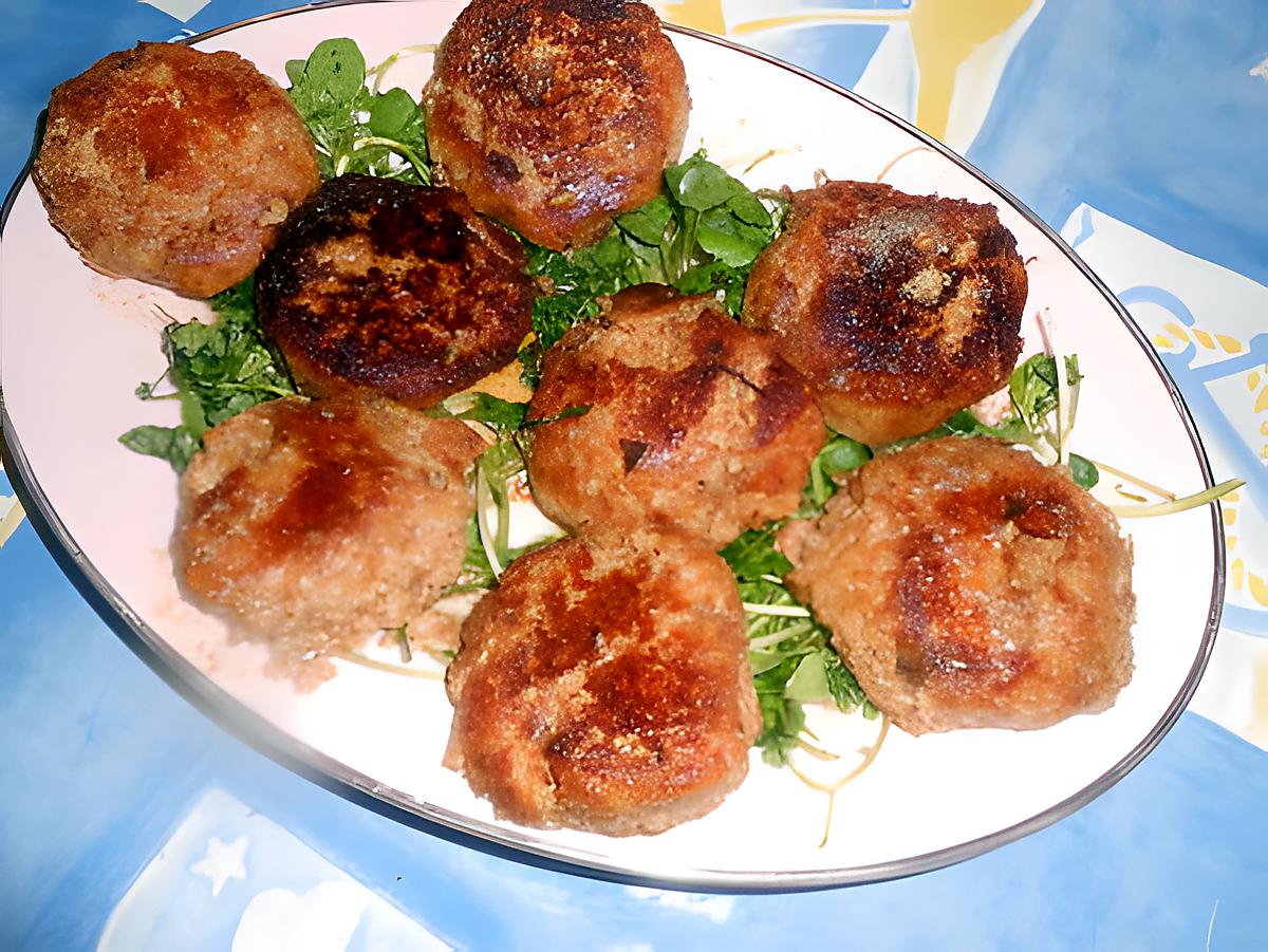 recette Boulettes de porc cuit