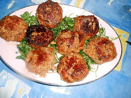 recette Boulettes de porc cuit