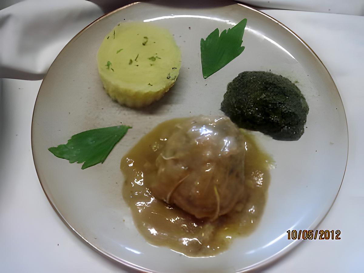 recette Paupiettes de veau à l'oseille.