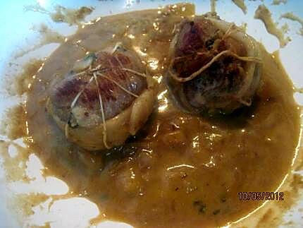 recette Paupiettes de veau à l'oseille.