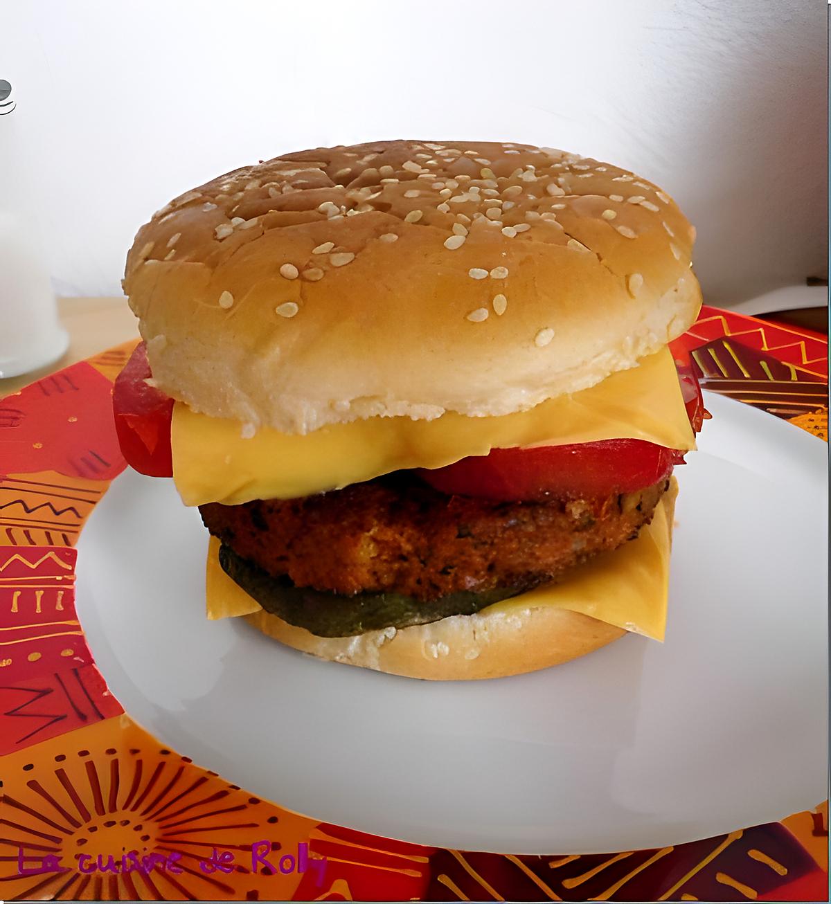 recette Burger végétarien de Doudoute