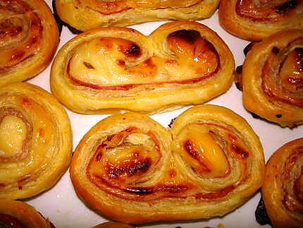 recette Palmiers jambon -toastinette emmental