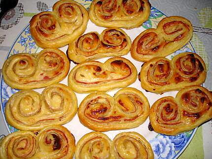 recette Palmiers jambon -toastinette emmental