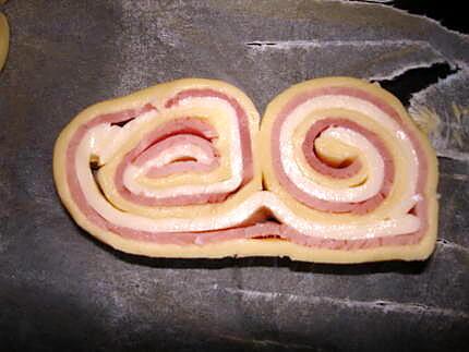 recette Palmiers jambon -toastinette emmental