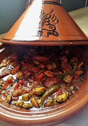 recette Tajine de moules