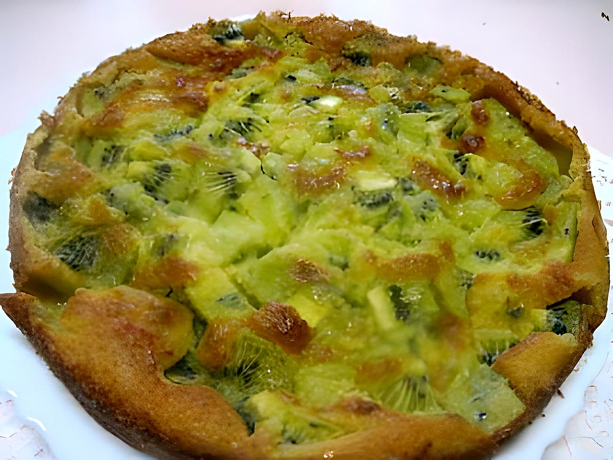 recette Clafoutis aux kiwis.