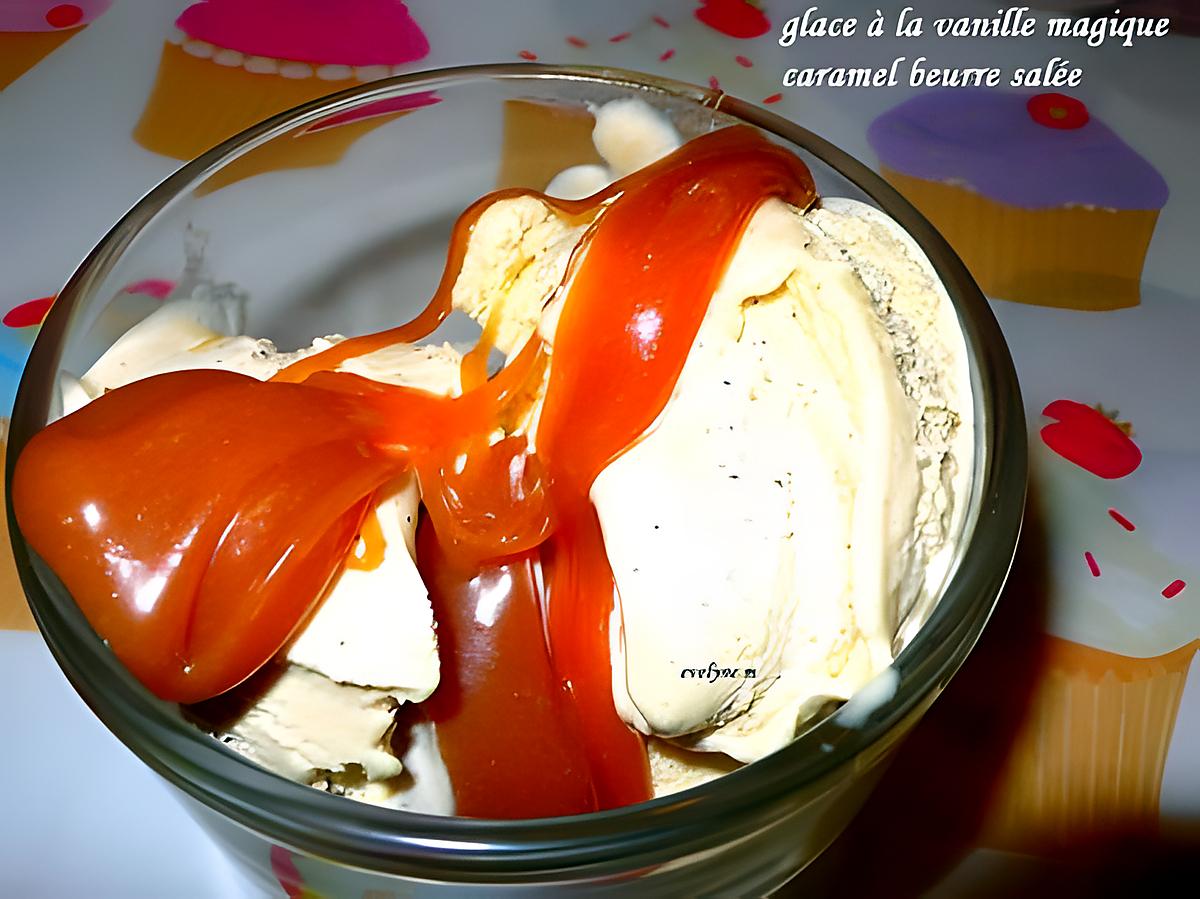 recette Glace à la vanille magique