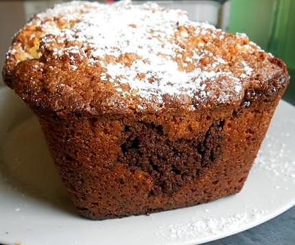 recette Cake au yaourt au coeur chocolat