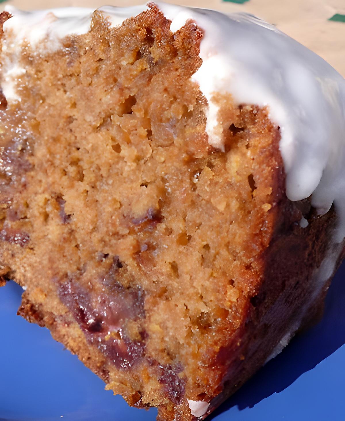 recette Banana bread chocolaté, glacé à la fleur d'oranger