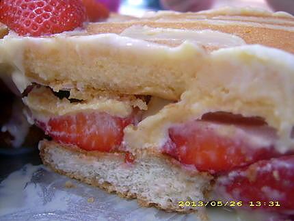 recette terrine de fraises fondante