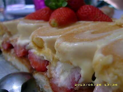 recette terrine de fraises fondante