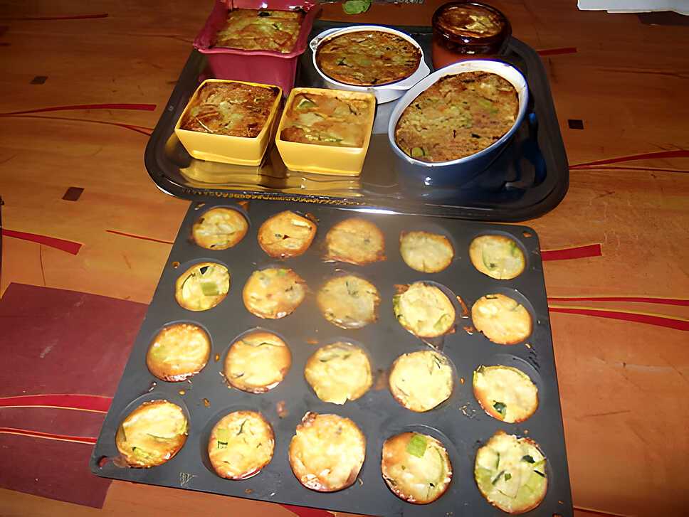 recette flan de courgettes au camenbert de nathalie la serviette