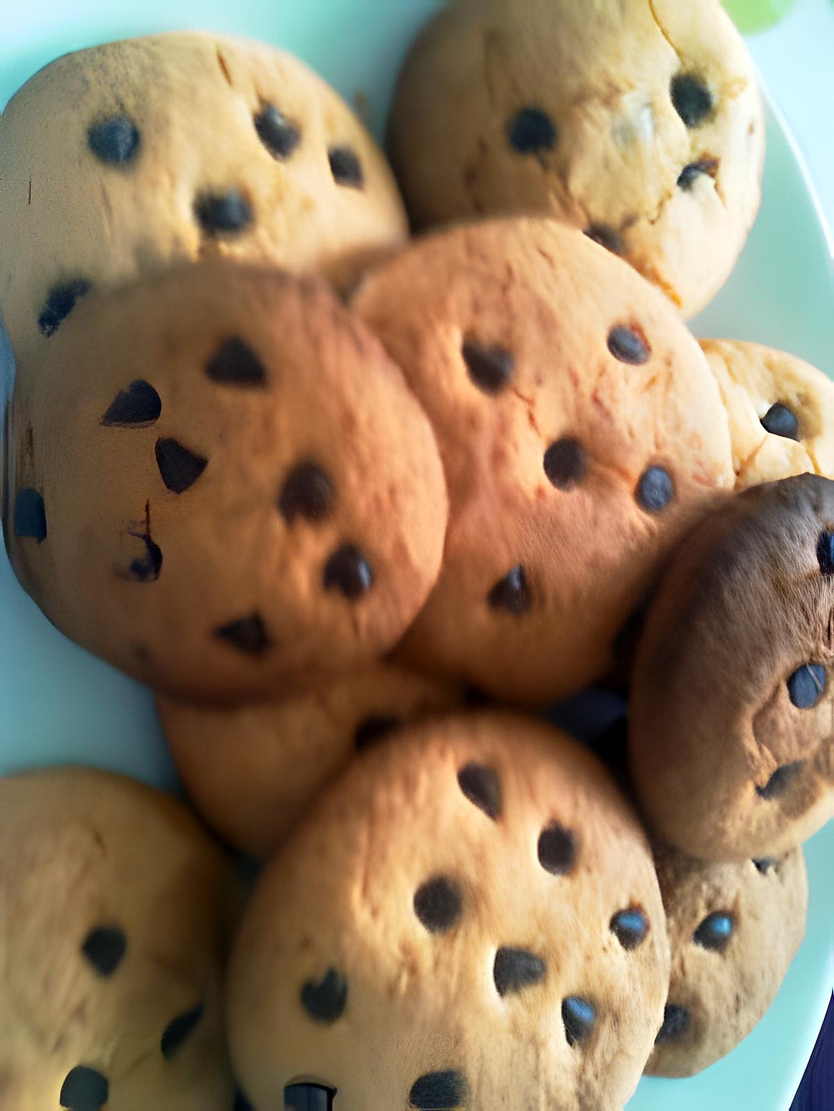 recette cokie au noix de coco et pepite de chocolat