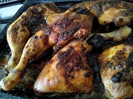 recette Cuisses de poulet epicées rôti