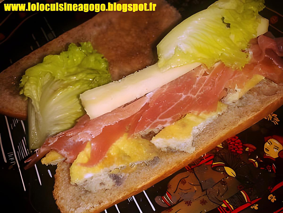 recette Sandwich à l'omelette