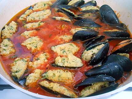 recette MOULES FARCIES A MODO MIO (2ème version)