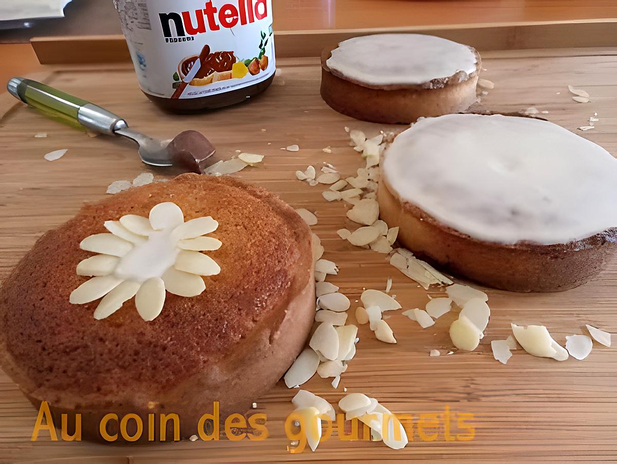 recette Tartelettes à la frangipane- (Nutella/confiture d'abricot)