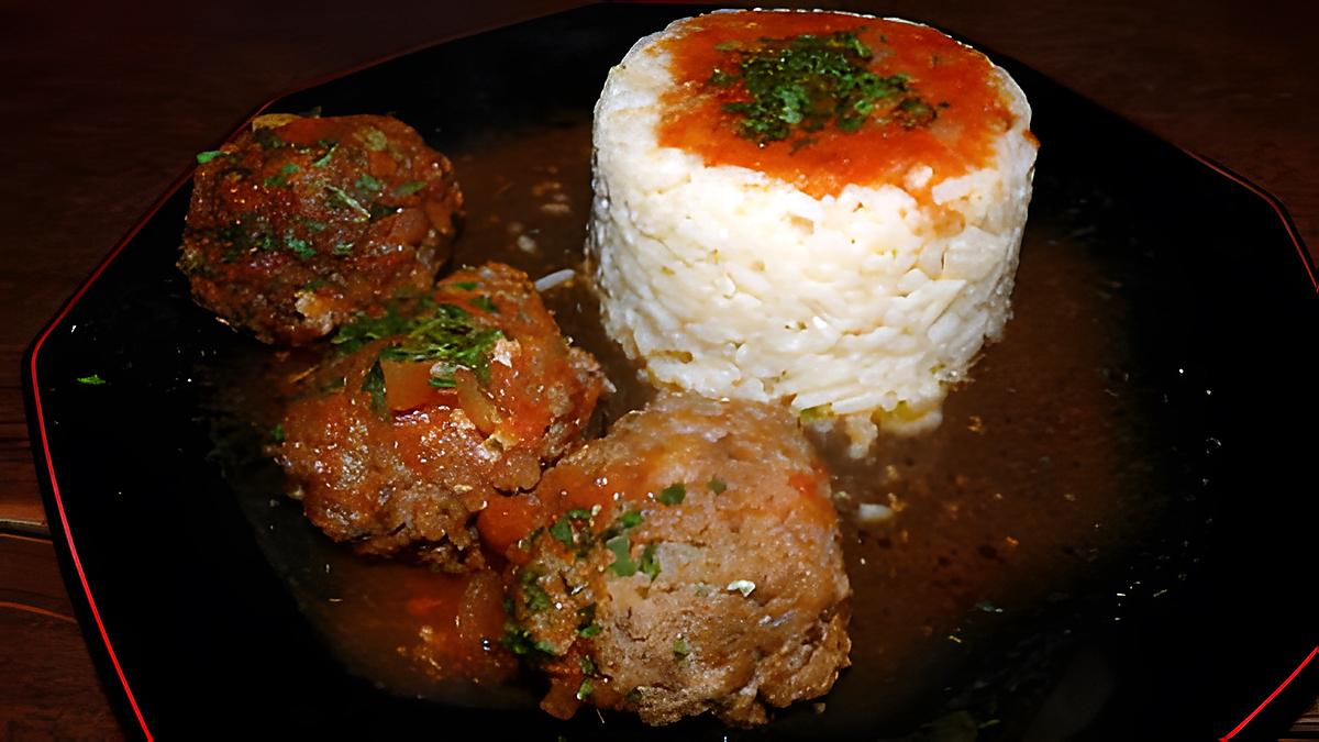 recette BOULETTES AU BOEUF