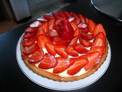 recette Tarte fraises et framboises