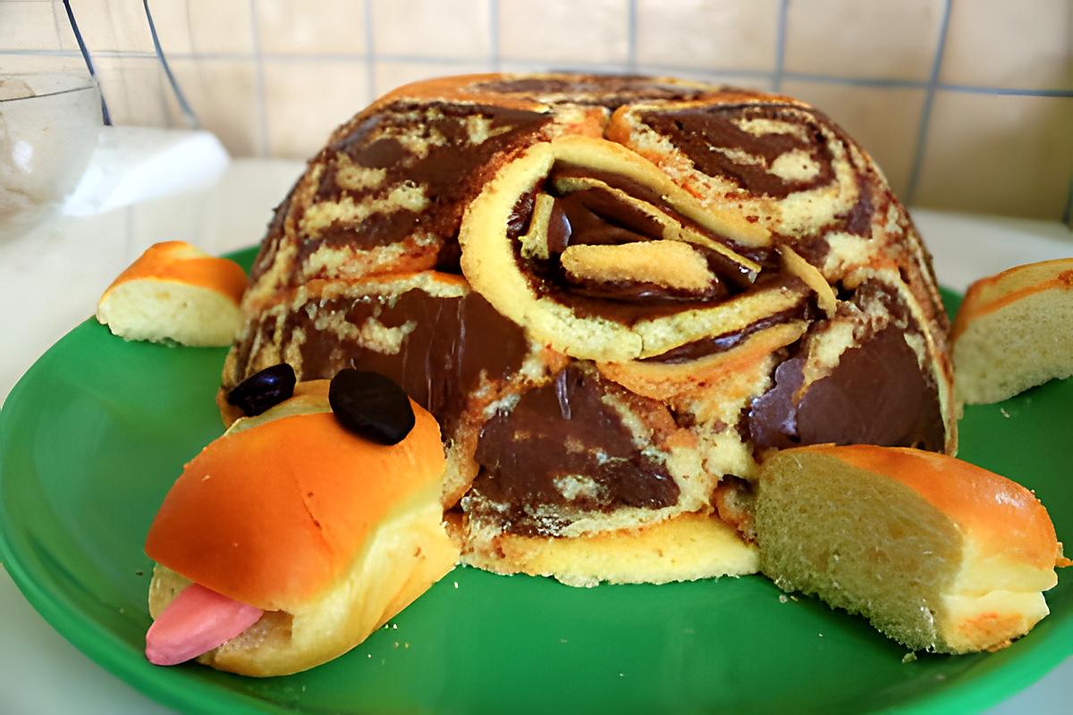 recette gâteau d'anniversaire en tortue