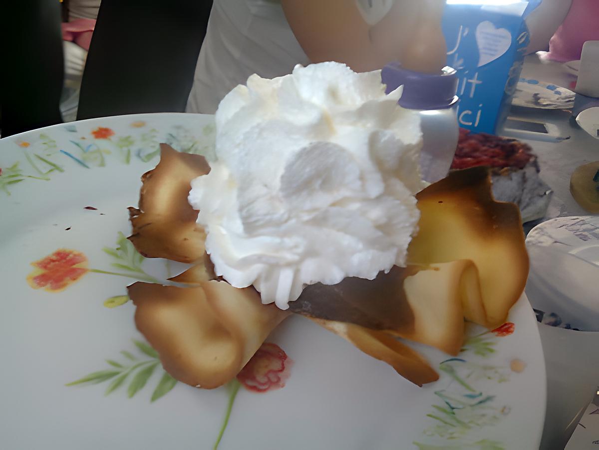 recette Tulipe créme de marron chantilly pour la fête des mères