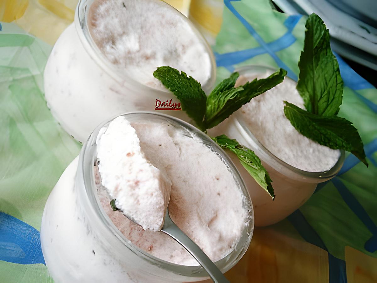 recette Mousse Fraise Menthe