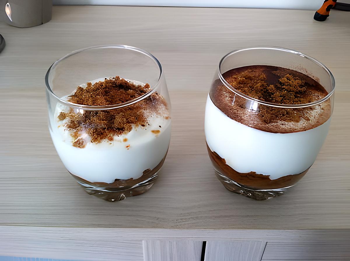 recette verrine speculoos fromage blanc