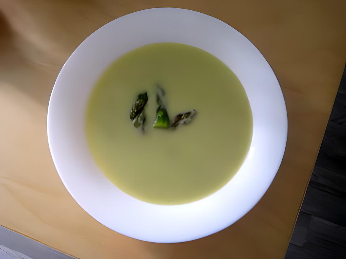 recette Velouté d'asperges vertes