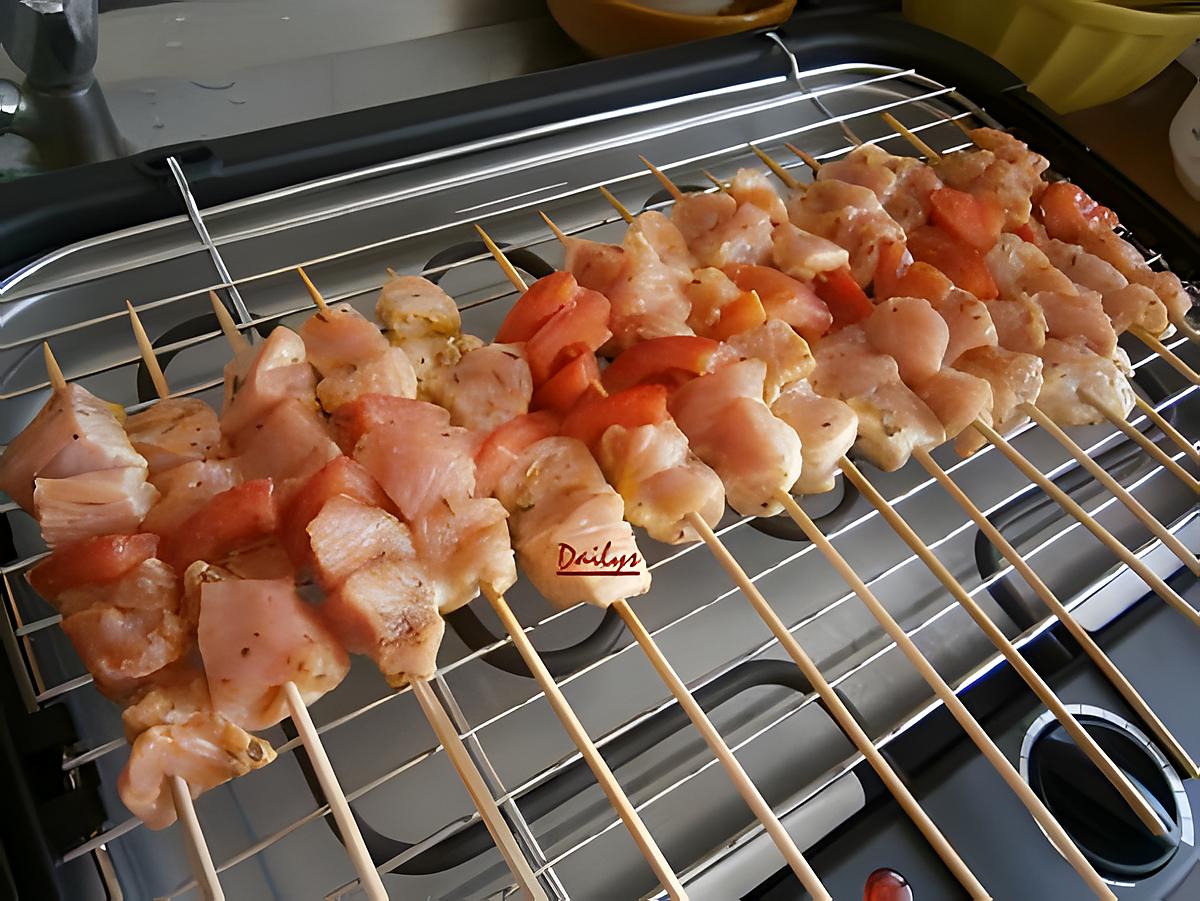 recette Brochettes De Dinde