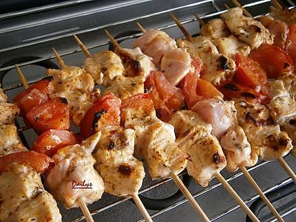 recette Brochettes De Dinde