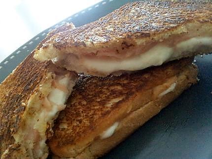 recette Croque saumon mozzarella