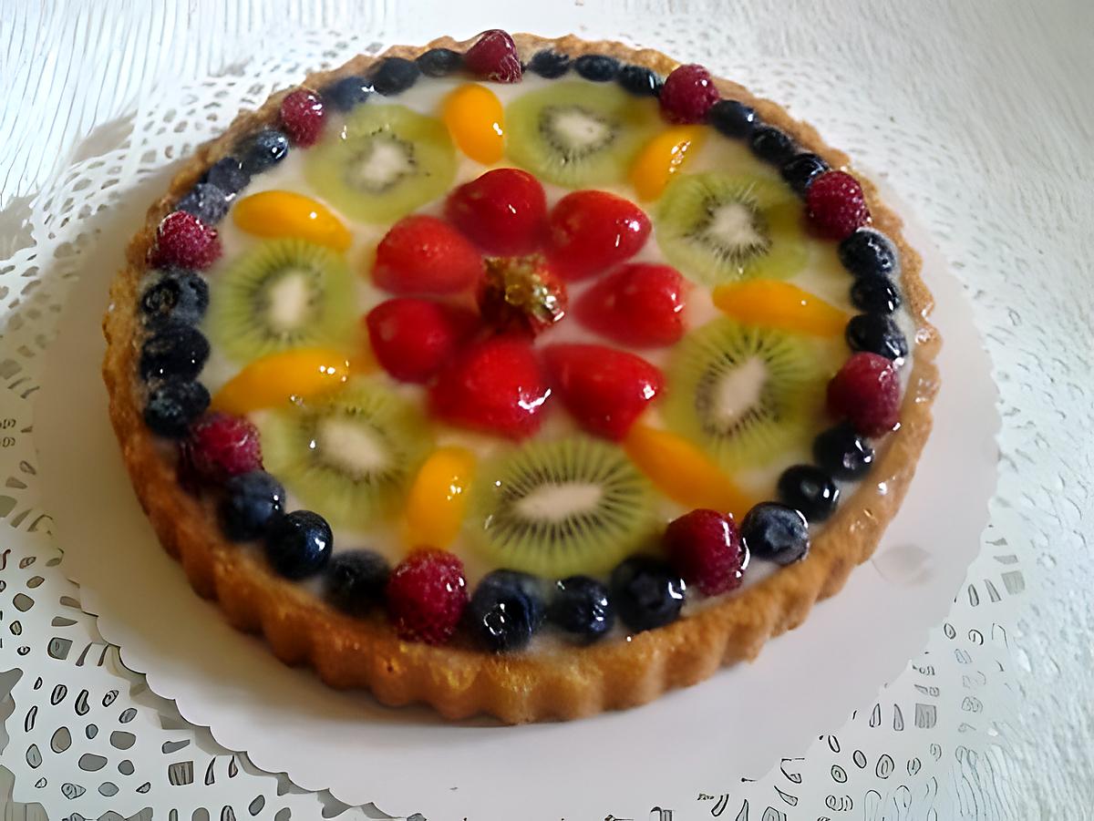 recette TARTE AUX FRUITS