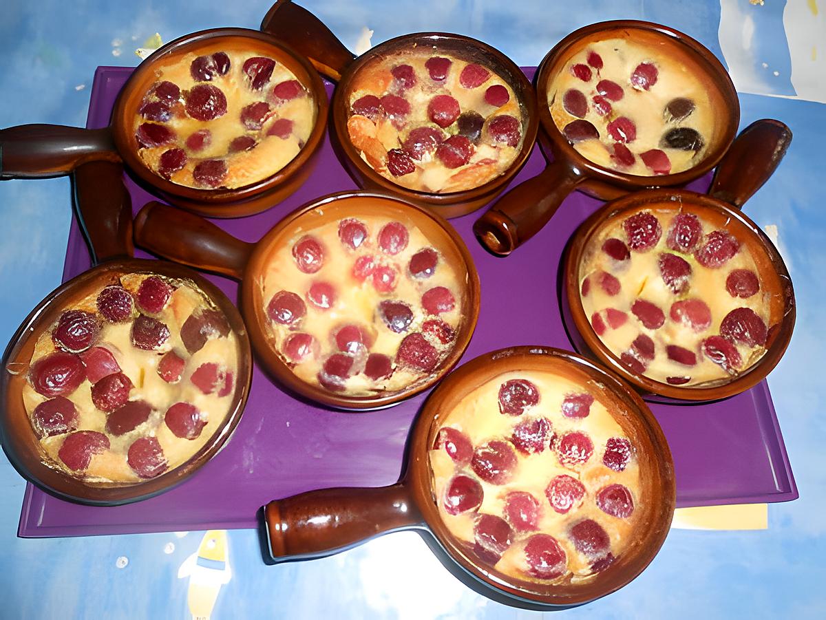 recette Petits clafoutis aux cerises