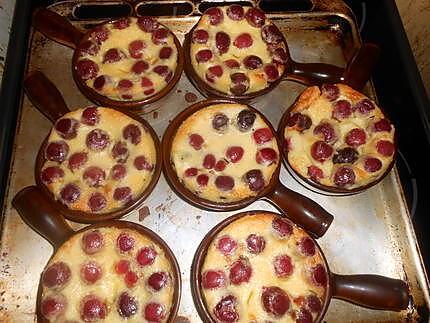 recette Petits clafoutis aux cerises