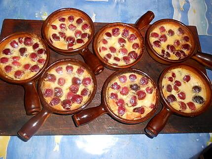 recette Petits clafoutis aux cerises